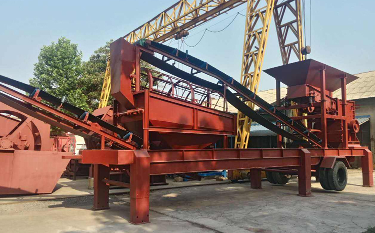 移動(dòng)大型石頭破碎機(jī)