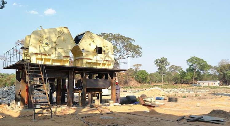 石灰石破碎生產線實拍